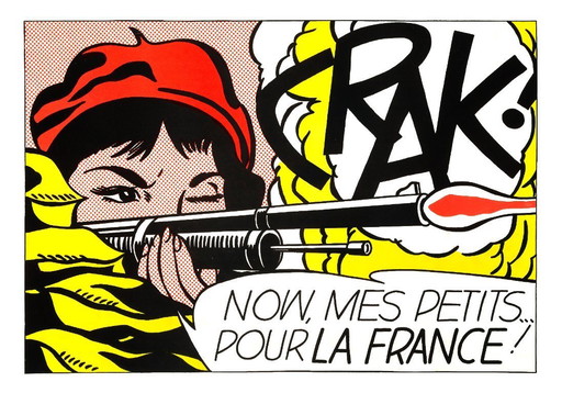 CRACK! by Roy Lichtenstein - 1964 - Poster 100 x 70 cm