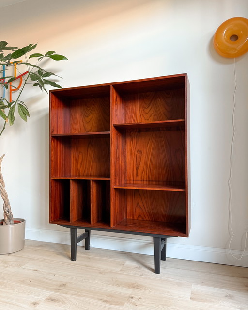 Vintage palissander boekenkast door Ib Kofod Larsen