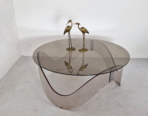 Space Age Coffee Table Plexi and Glass
