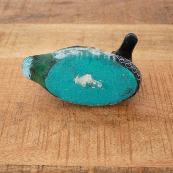 Image 1 of Patito antiguo pintado a mano: decoración para pabellón de caza.
