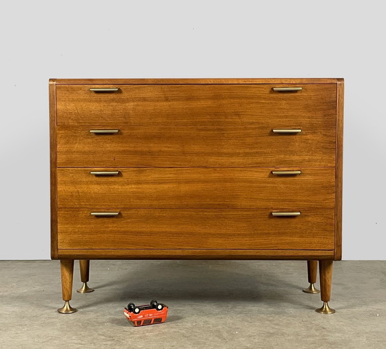 Image 1 of Commode en noyer A.A. Patijn du milieu du siècle 1950 Pays-Bas