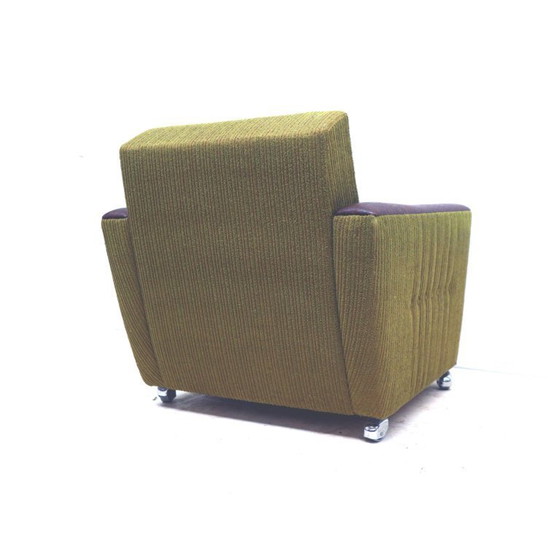 Image 1 of 2 poltrone vintage verdi degli anni '70