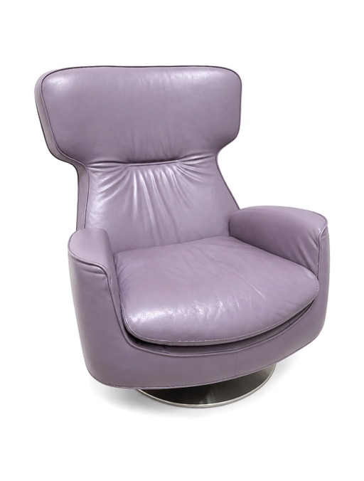 Sillón relax Leolux Ottana Plus Lila Cuero – fauteuils, Leather, Metal (photo 2 of 6)