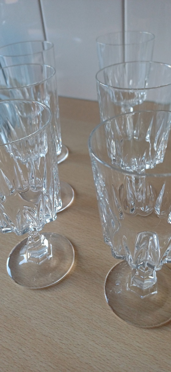 Image 1 of 6 vasos de cristal