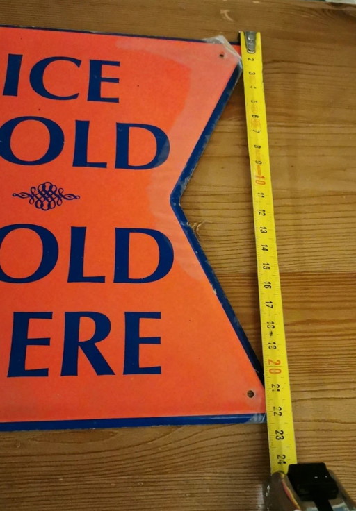 Vintage Pepsi-Cola Sign 🥤 - Metal Arrow