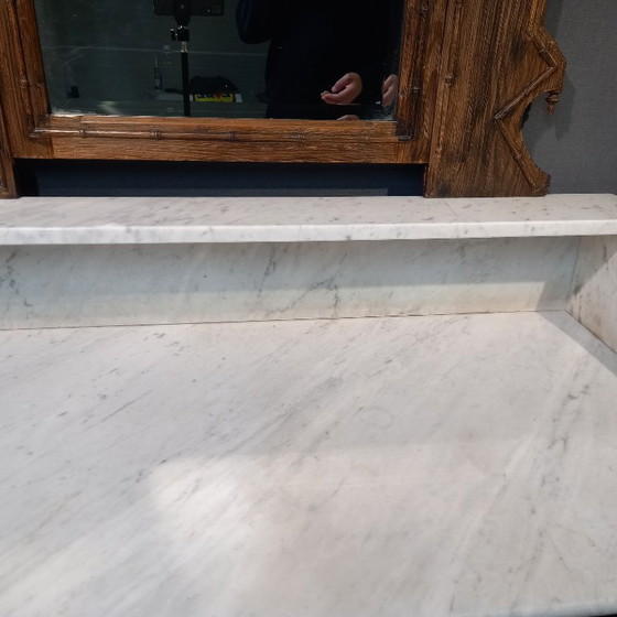 Image 1 of Antiek Frans Faux Bamboo dressoir