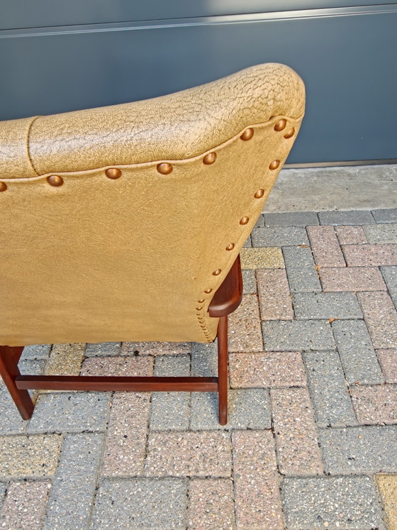 Louis Van Teefelen Webe Fauteuil Vintage Fauteuil Lounge à Oreilles – Louis van Teeffelen, Skai (photo 9 of 12)