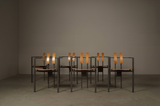 Image 1 of Set of six Trix chairs by Karl-Friedrich Förster for KFF, Germany, 1980s