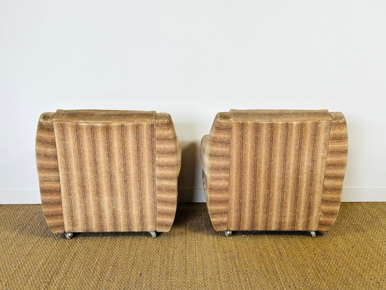 Image 1 of Coppia di poltrone vintage in velluto, 1970