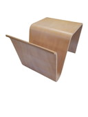 Curved Wooden Side Table