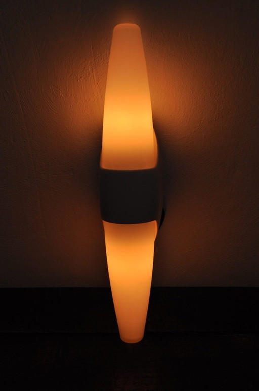 Vintage opaline / bakelieten wandlamp Bo-Niko