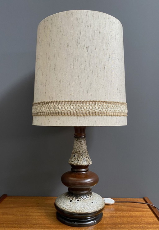 Ceramic Table Lamp by Hustadt Leuchten 1970s