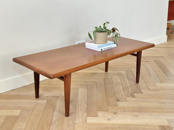 Image 1 of Vintage salontafel Deens teak hout jaren 50/60/70