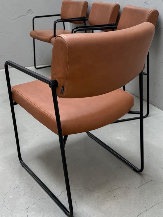 Image 1 of 4x Harvink Duck Cognac Leather