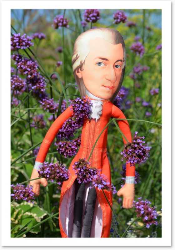 Image 1 of Mozart Gift | Classical Music Decor | Art Doll Collectible | Music Lover Gift