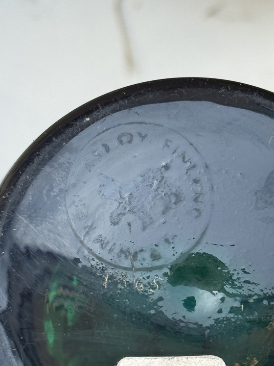 Image 1 of Vintage Riihimäen Lasi Oy Vase – Tamara Aladin – Model 1365 – Signed
