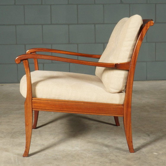 Image 1 of Salon/groupe de salon vintage – bois d’acajou – années 1960/70