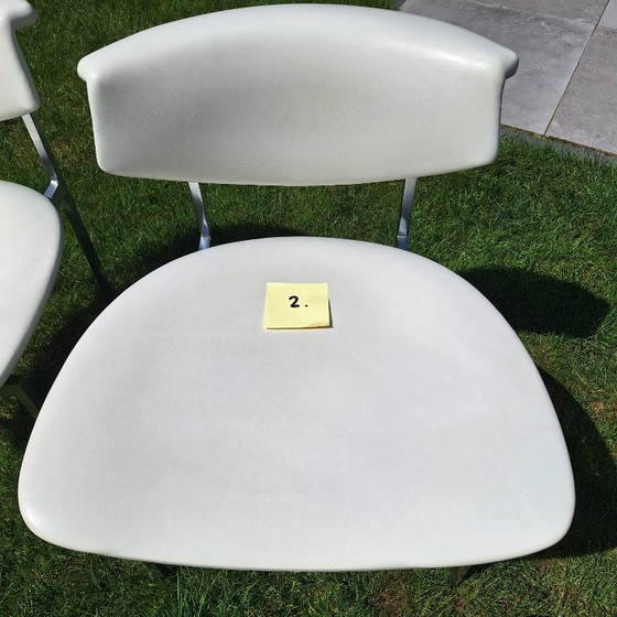 Image 1 of 4 chaises de salle à manger vintage Rudolf Wolf Meander Alpha