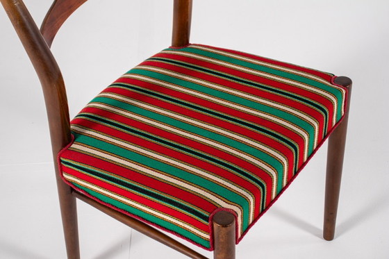 Image 1 of Juego de 5 raras sillas de comedor Kurt Østervig de Randers Furniture, años 50