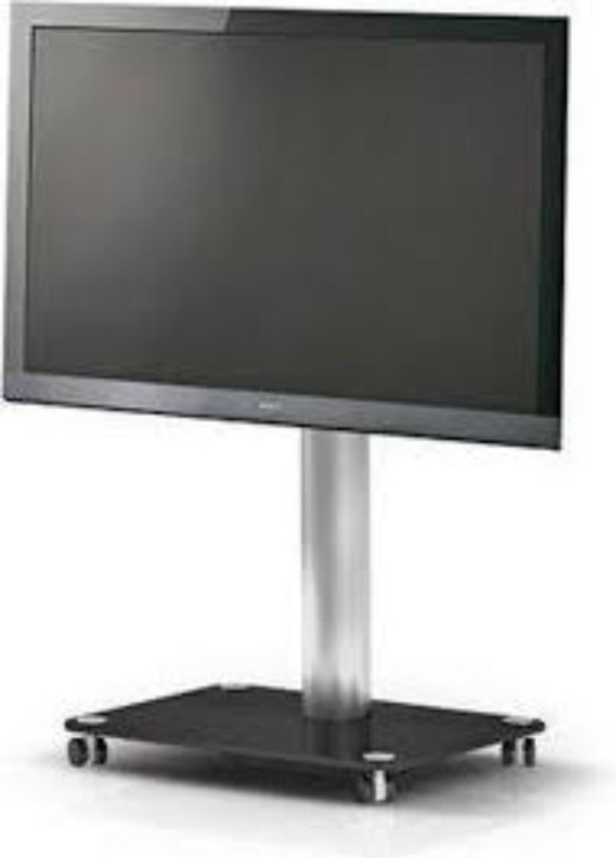 Image 1 of Spectral Floor TS-QX203BG Zwart Glas TV standaard