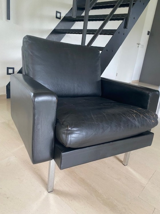 Spectrum Clubfauteuil Martin Visser SZ44 Jaren 60 – Leather, Wood (photo 2 of 7)