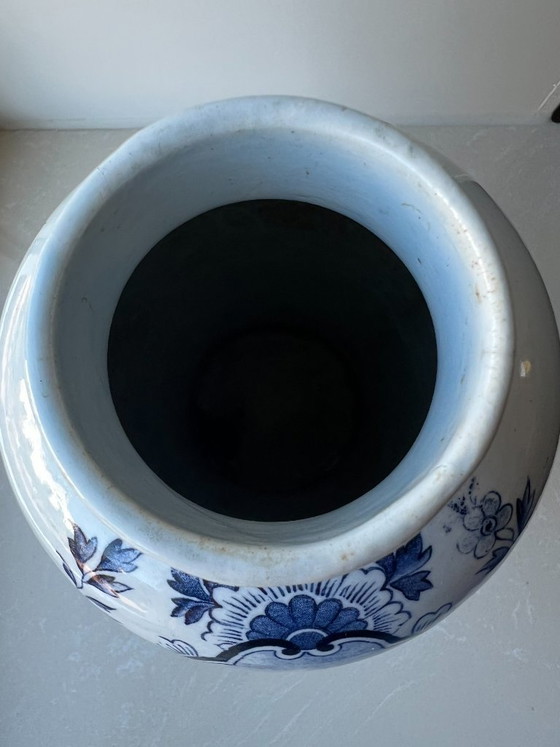 Jarrón con tapa de Delft Azul, Jarrones, Cerámica (foto 9 de 10)