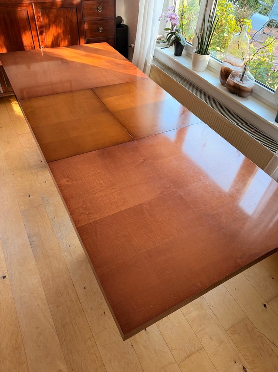 Hugues Chevalier Designer Art-Déco completo Set da pranzo – Pelle, Legno (photo 3 of 14)