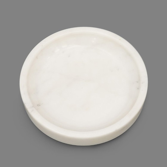 Image 1 of Cuenco de mármol blanco de Carrara, década de 1970