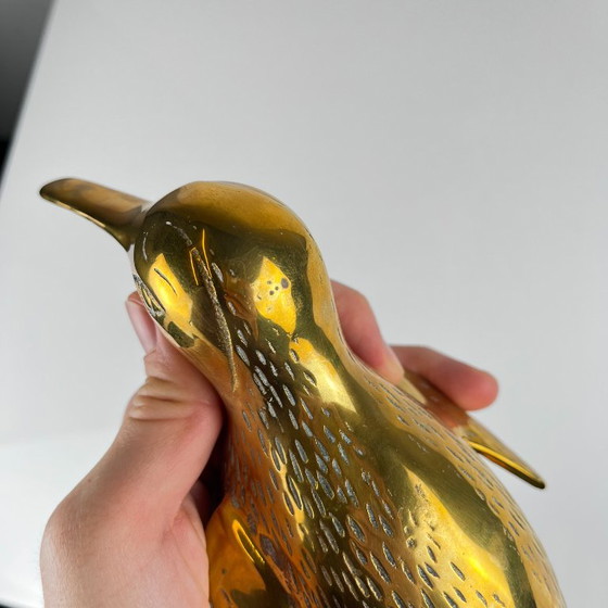 Brass penguin sculpture, Hollywood regency style - Midcentury modern – Decorative Objects (photo 13 of 13)