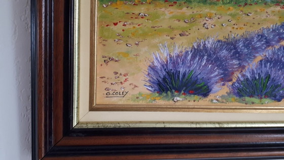 Image 1 of Gérard COLEY - The Lavender Farmhouse - Artist's Painting