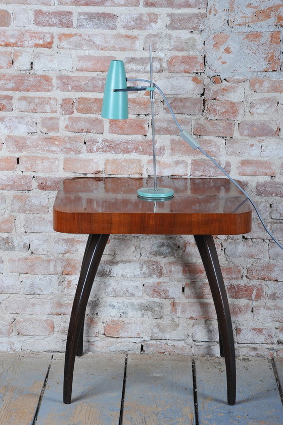 Restored Mid-Century Table Lamp, by J. Hůrka for Napako, Rewired, Czech, 1950s – Metal, Chrome (photo 4 of 9)