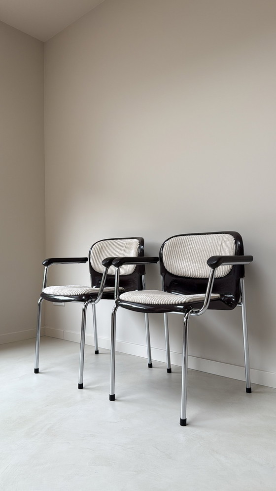 Image 1 of Four vintage bucket chairs SM400K from Drabert designed by Gerd Lange