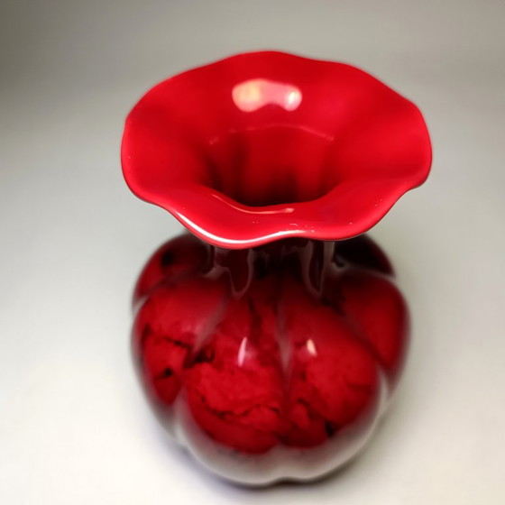 Zsolnay - Vaso - Vaso Eosina Rosso - Porcellana – Vasi, Porcelain (photo 16 of 22)