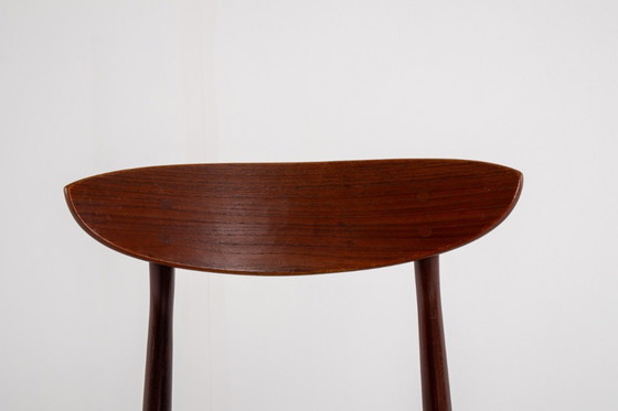 Image 1 of Ensemble de 4 chaises de salle à manger vintage danoises en teck, années 1960