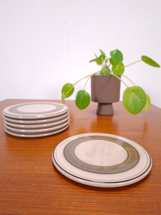 Image 1 of Juego de platos de porcelana danesa para pasteles Copenhagen Porcelain B&G Stoneware 950