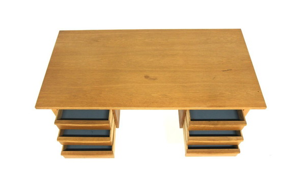 Image 1 of Skandinavischer Eichenschreibtisch, Schweden, 1960