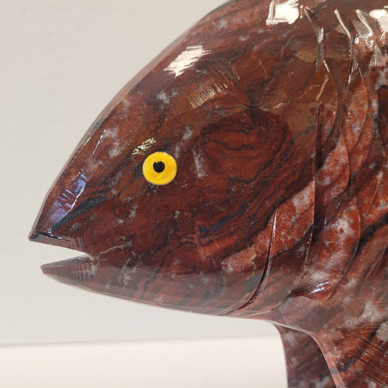 Image 1 of Coppia di pesci, diaspro rosso, XX secolo - Cina