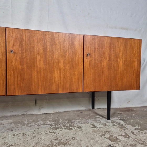 Image 1 of Vintage Jaren 60 Deens Sideboard, Wandmeubel Dressoir Teak