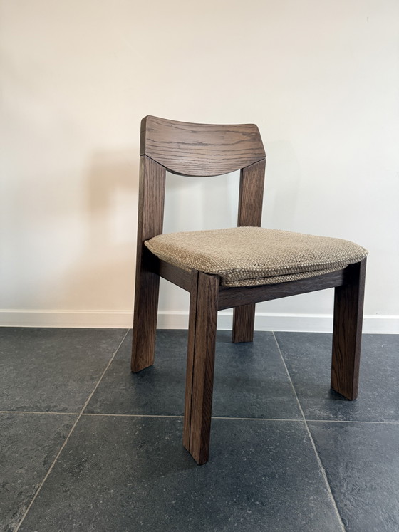 Tavolo da pranzo brutalista con 8 sedie – azs, Set da pranzo, Wood, Cotton (photo 4 of 7)