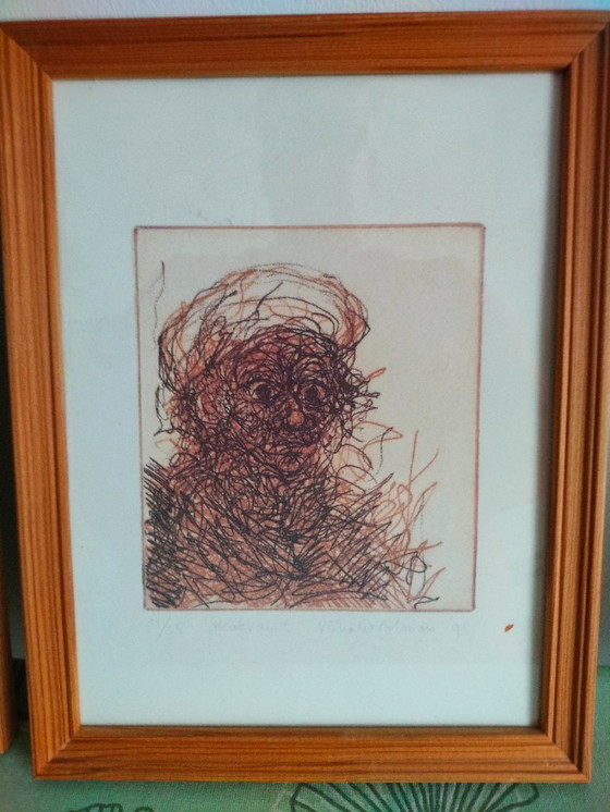 Image 1 of 3 screen prints by Ronald Tolman