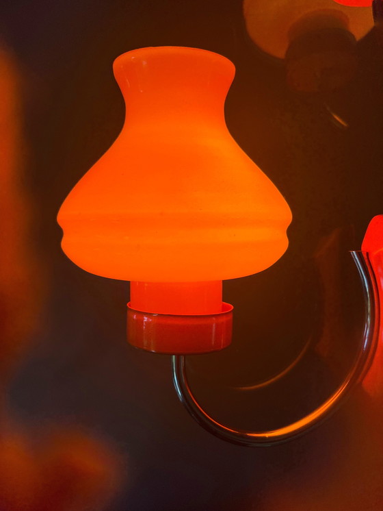 Image 1 of Unique set of French Sixties wall lamps