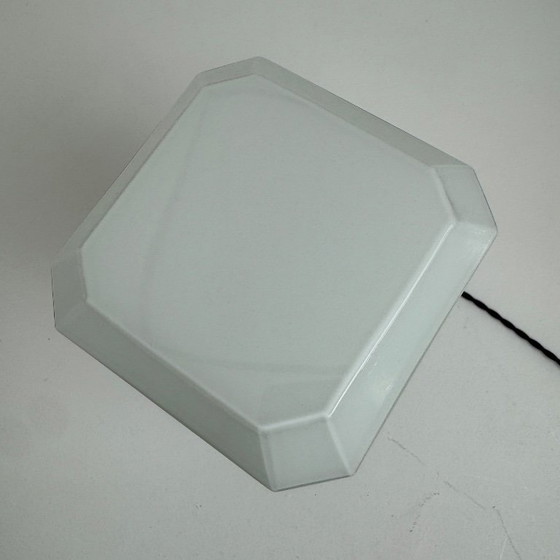 Antique Small Table Lamp, Vintage Art Deco – Glass (photo 6 of 14)