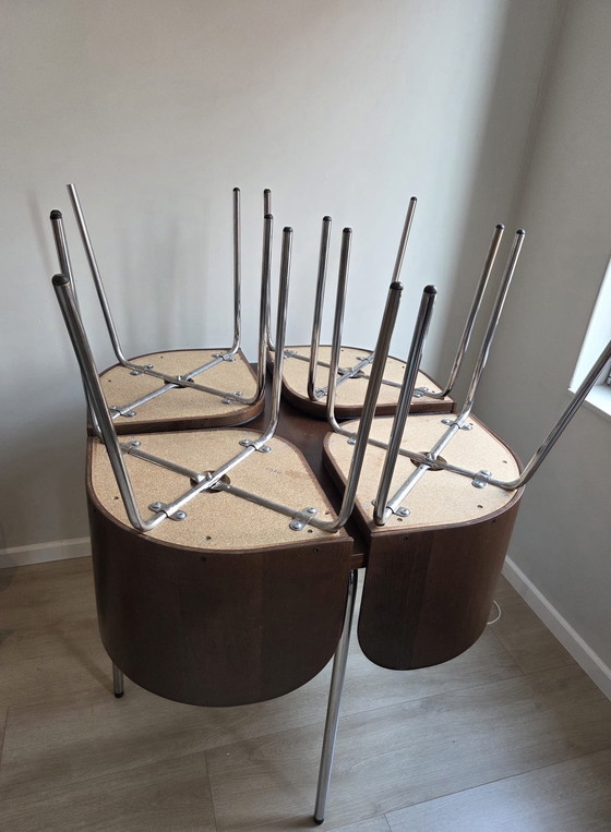 Image 1 of VINTAGE IKEA/ Fusion Dining Setting By Sandra Kragnert