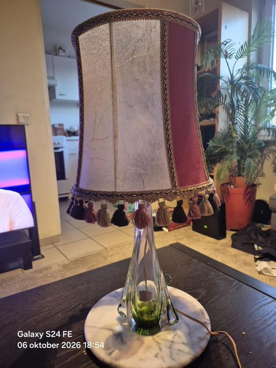 Lampe de table Val Saint Lambert – Cristal, Marbre (photo 5 of 8)