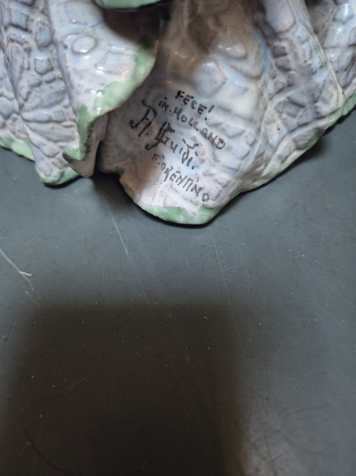 Figurine de dame en céramique de l'artiste italo-néerlandaise Agnese Guidi Fiorentino – beeldhouwkunst (photo 2 of 6)