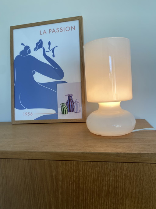Vintage Ikea Lykta Pilz-Tischlampe - 1980er Jahre – tafellampen, Glass (photo 2 of 8)