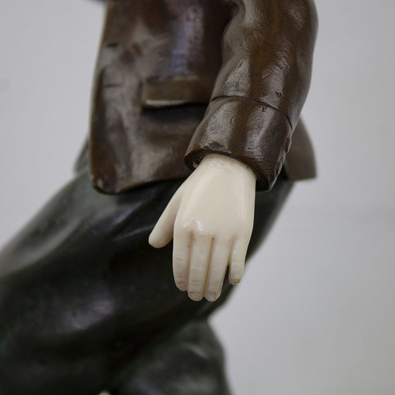 Image 1 of Ensemble de sculptures en bronze de Paul D'Aire