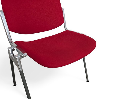 Image 1 of Set van 4 Castelli stoelen, stapelbare stoelen van Giancarlo Piretti, vintage stijl