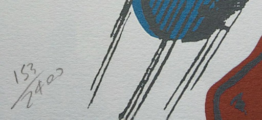 1986 Carnegie Museum of Art Dopo Andy Warhol "Superman" litografia