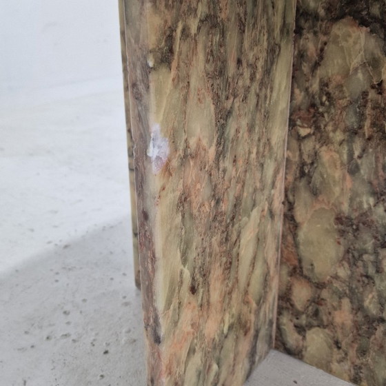 Image 1 of Italienischer Marmor-Couchtisch oder Beistelltisch, 1970er Jahre